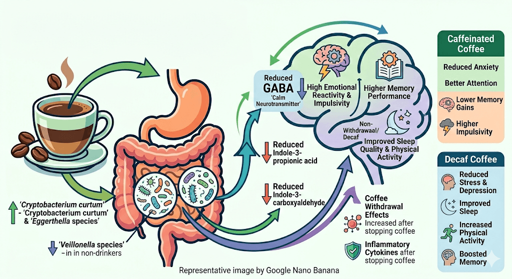 How Coffee Reshapes Your Gut, Brain, and Mood – New Study Reveals