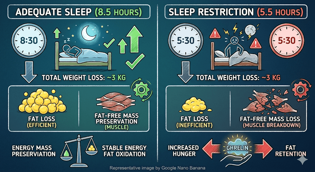 Study Confirms Sleep Restriction Reduces Diet Fat Loss
