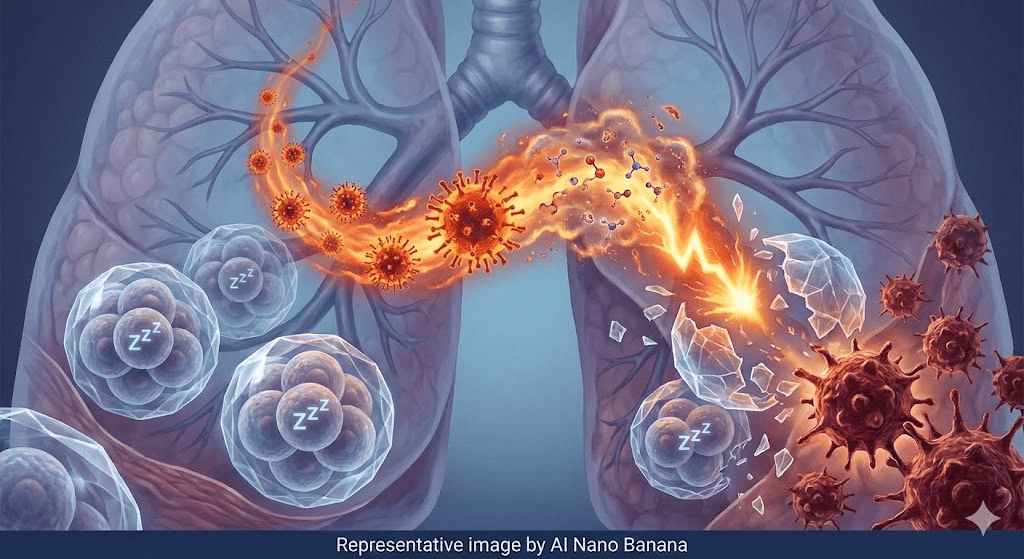 The Viral Wake-Up Call: How Respiratory Infections Reactivate Dormant Cancer