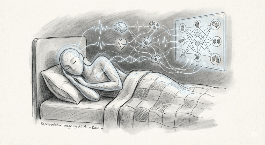 First AI System Predicts 130 Diseases From a Single Night of Sleep